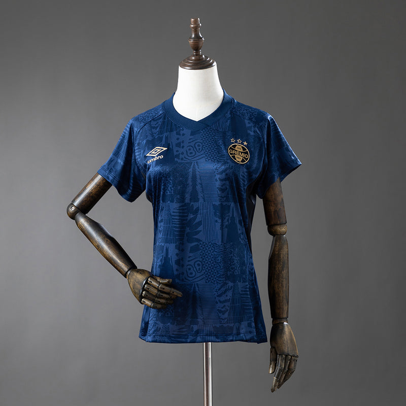 Camisola do Grêmio Feminina Visitante 3º Uniforme 25/26 - Versão Torcedora