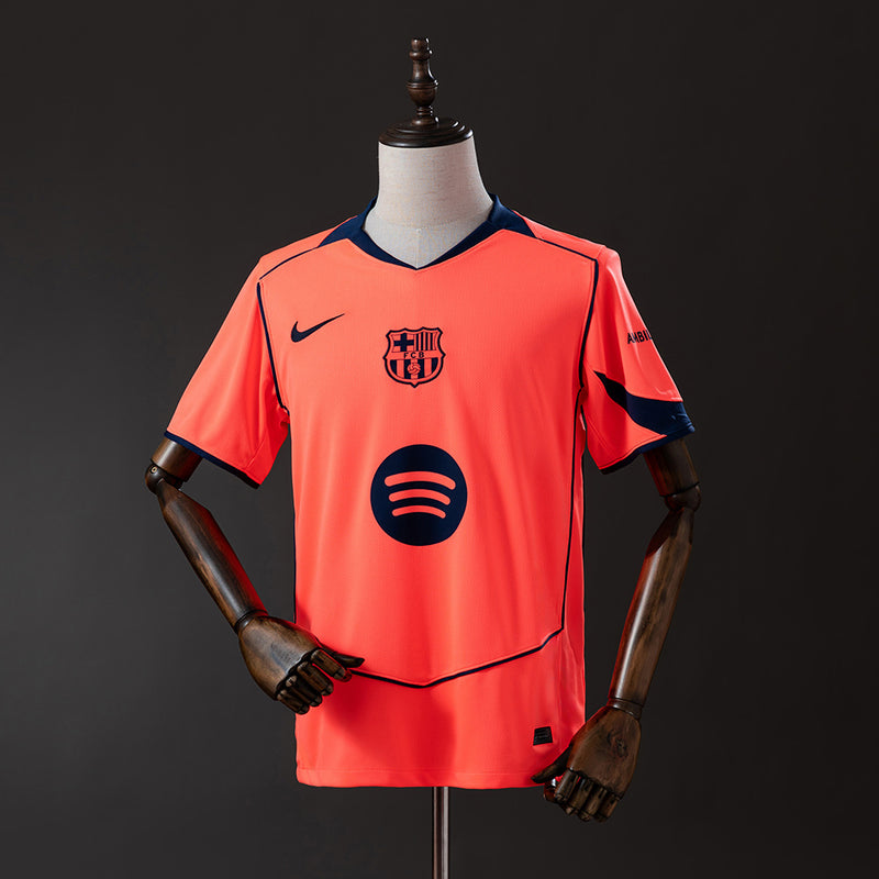 Camisola do Barcelona Visitante 3º Uniforme 25/26 - Versão Torcedor