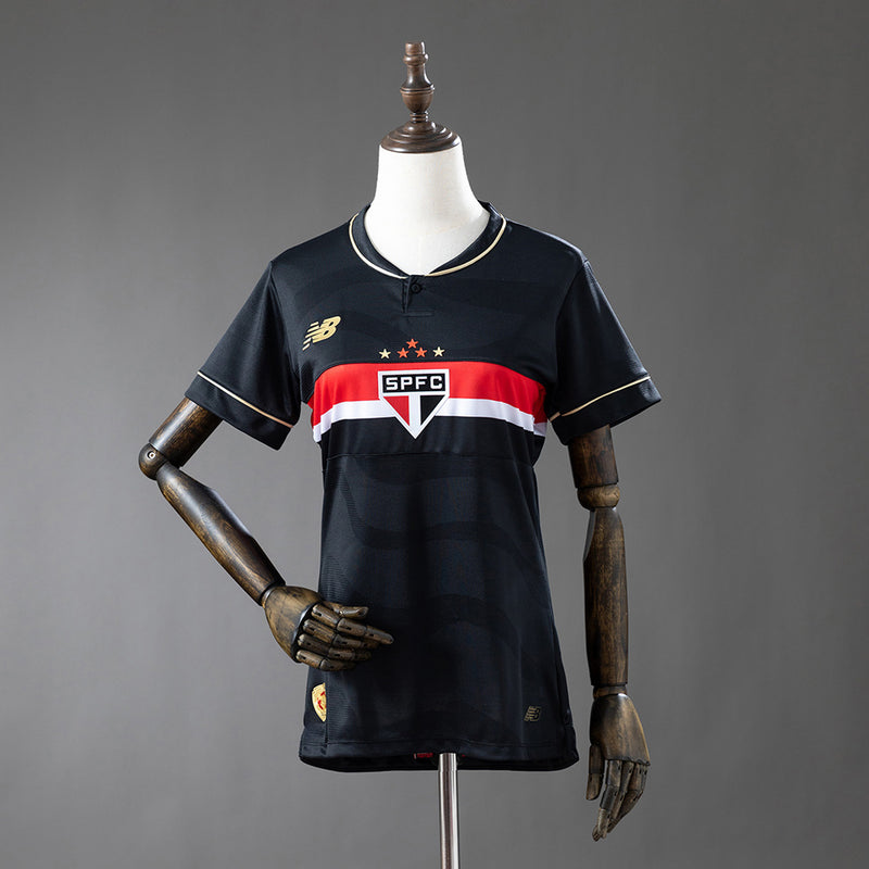 Camisola do São Paulo Feminina Visitante 3º Uniforme 25/26 - Versão Torcedora