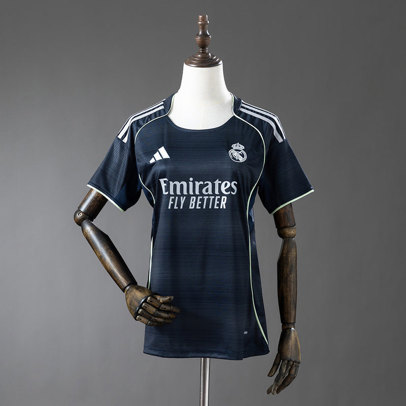 Camisola do Real Madrid Feminina Visitante 25/26 - Versão Torcedora