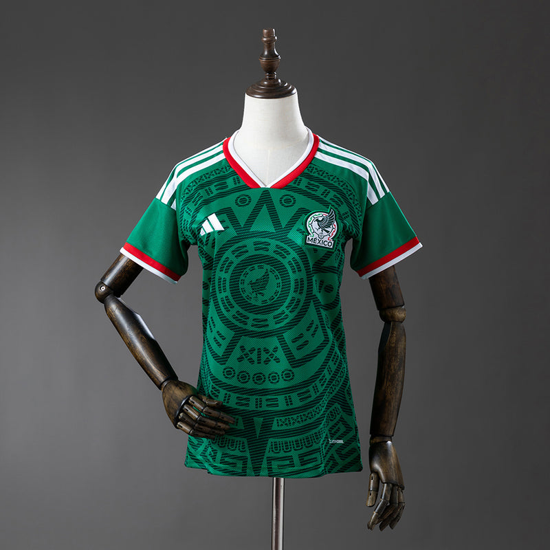 Camisola do México Feminina Principal 2026 - Versão Torcedora