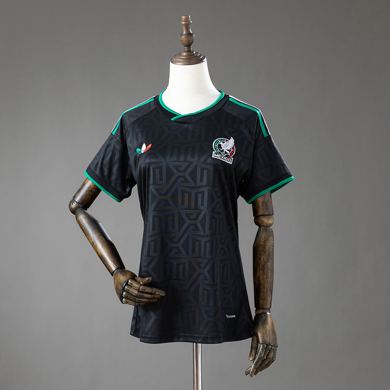 Camisola do México Feminina Visitante 3º Uniforme 2026 - Versão Torcedora