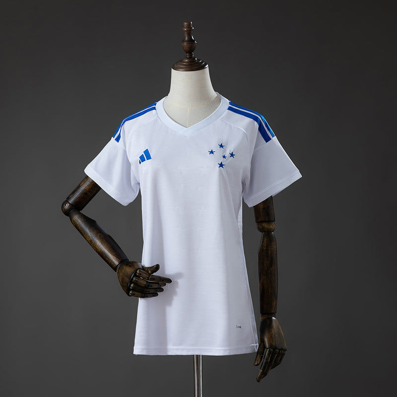 Camisola do Cruzeiro Feminina Visitante 26/27 - Versão Torcedora