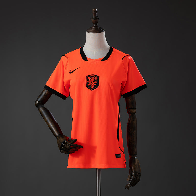 Camisola da Holanda Feminina Principal 2026 - Versão Torcedora
