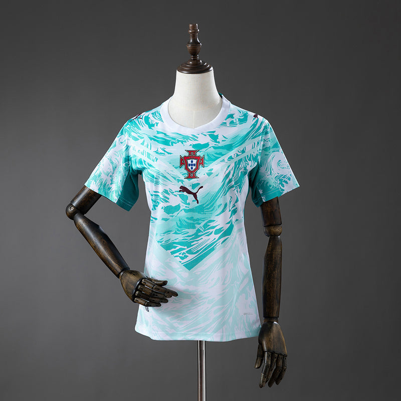 Camisola de Portugal Feminina Visitante 2026 - Versão Torcedora