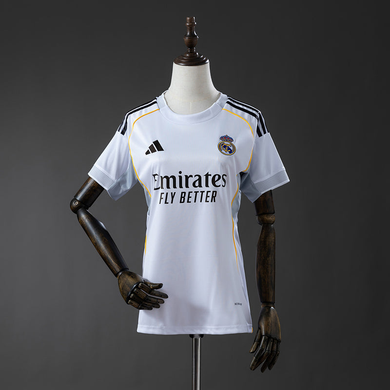 Camisola do Real Madrid Feminina Principal 25/26 - Versão Torcedora