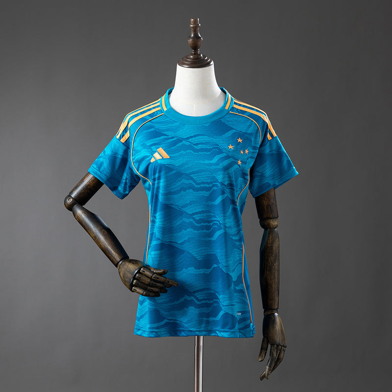 Camisola do Cruzeiro Feminina Visitante 3º Uniforme 25/26 - Versão Torcedora