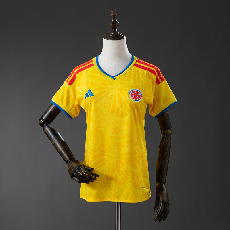 Camisola da Colômbia Feminina Principal 2026 - Versão Torcedora
