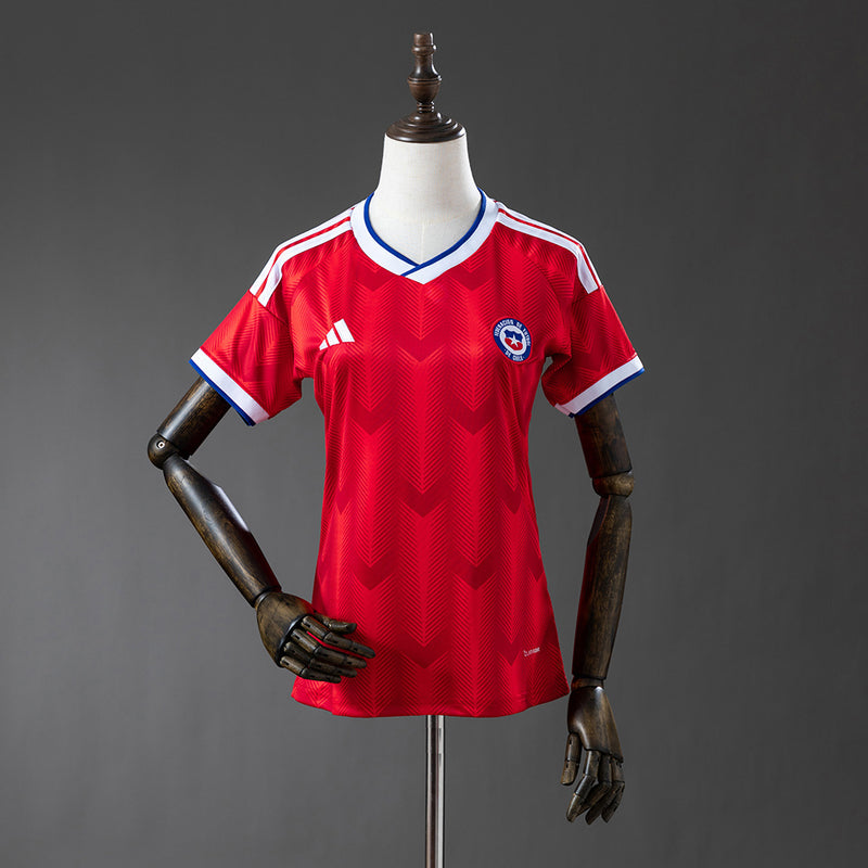 Camisola do Chile Feminina Principal 2026 - Versão Torcedora