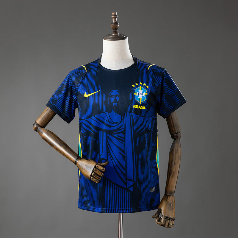 Camisola do Brasil Edição Especial Jesus 2026 - Versão Torcedor