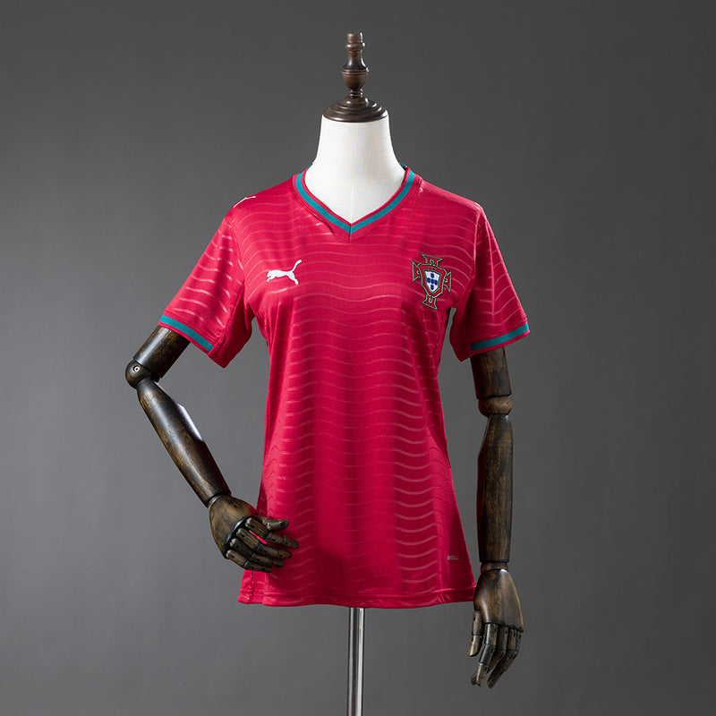 Camisola de Portugal Feminina Principal 2026 - Versão Torcedora