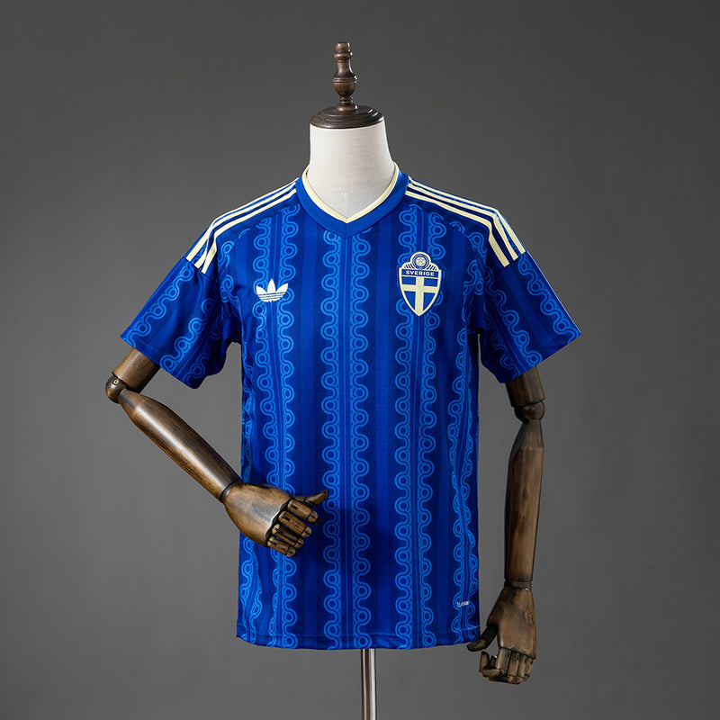 Camisola da Suécia Visitante 26/27 - Versão Torcedor