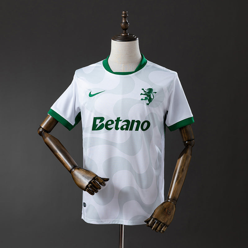 Camisola do Sporting C.P Visitante Branca 25/26 - Versão Torcedor