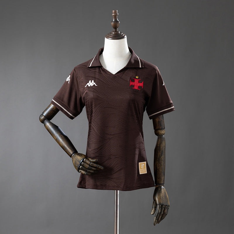 Camisola do Vasco Feminina Visitante 3º Uniforme 25/26 - Versão Torcedora