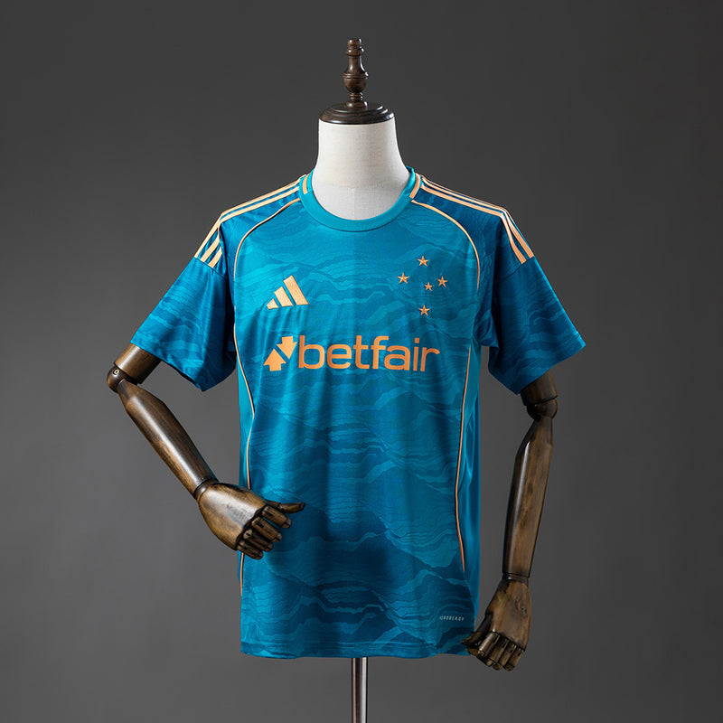 Camisola do Cruzeiro Visitante 3º Uniforme 25/26 - Versão Torcedor