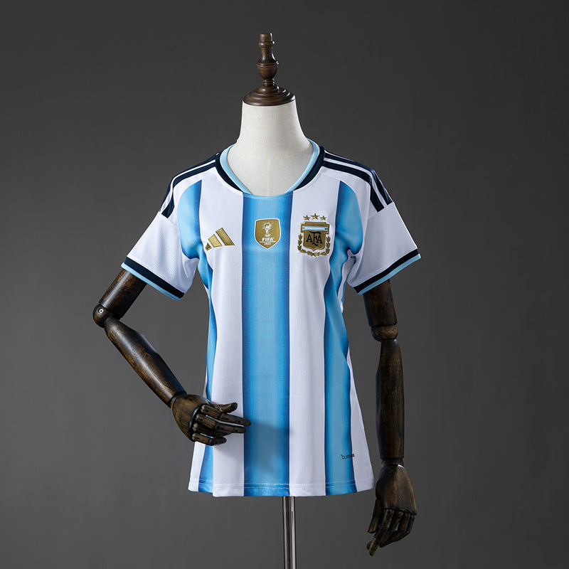 Camisola da Argentina Feminina Principal 2026 - Versão Torcedora