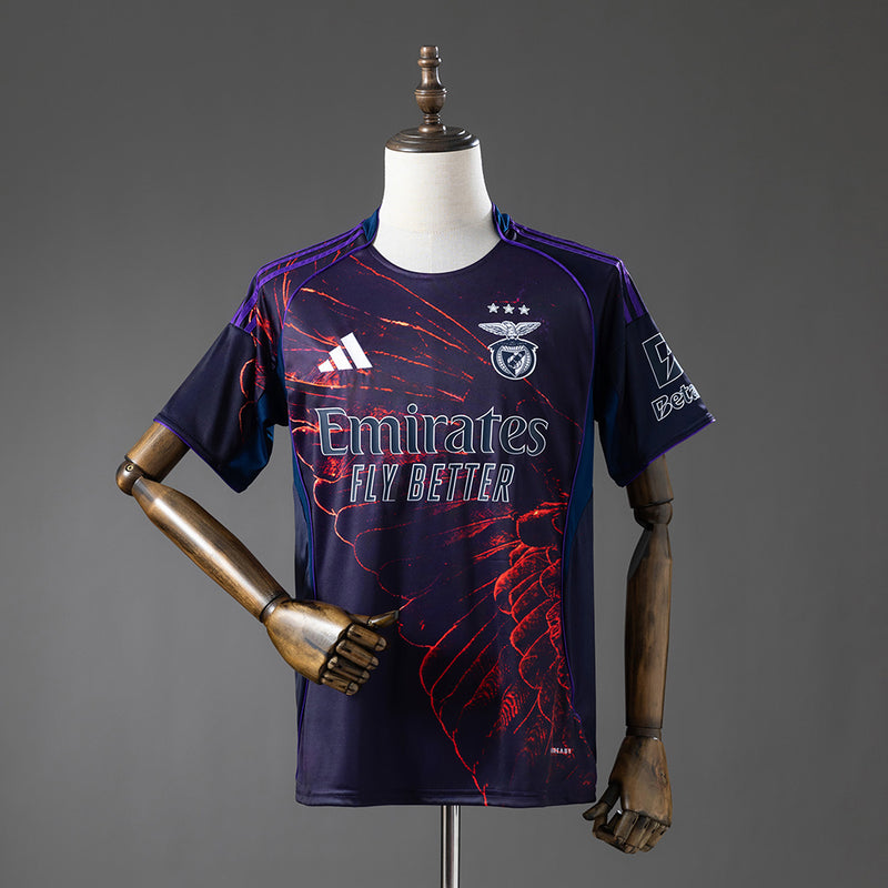 Camisola do S.L Benfica Visitante 4º Uniforme 25/26 - Versão Torcedor